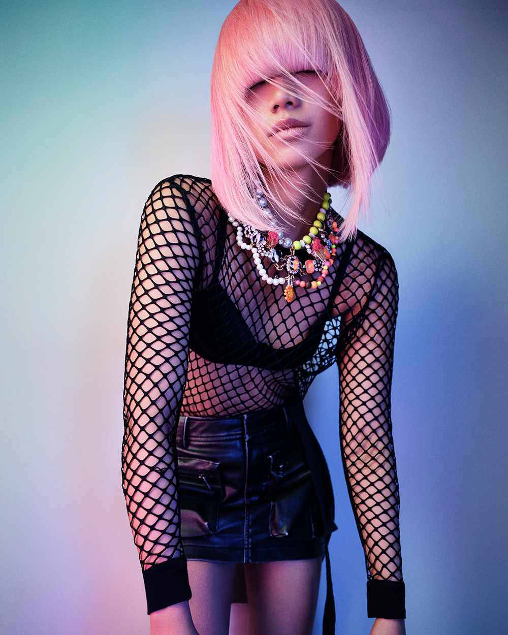 Pink Hairstyle with Fringe -  Kirby Blythe - BHA North Eastern Hairdresser of the Year 2026 Finalist Collection